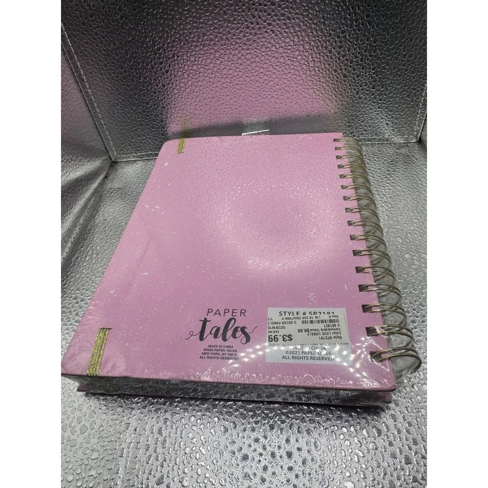 Paper Tales Spiral Notebook Journal Set Love Your Self Audrey Hepburn Pink White